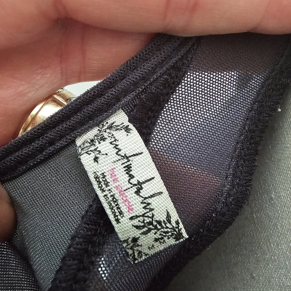 Intimately Free People Velvet Mesh Split Maxi Dress - Picture 9 of 10